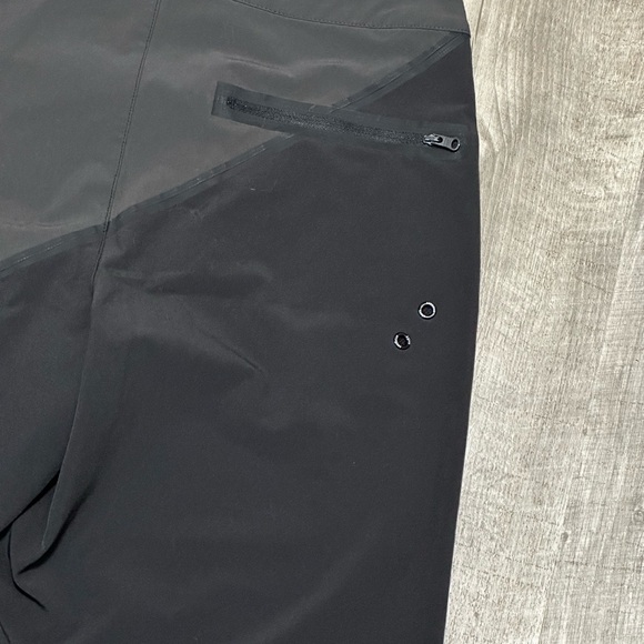 Men's American Eagle Small Swim Shorts Trunks Board Hybrid Black Gray Drawstring - Picture 6 of 9